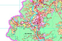 Bản đồ quy hoạch sử dụng đất xã Cẩm Đàn, huyện Sơn Động, Bắc Giang đến năm 2030