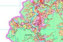 Bản đồ quy hoạch giao thông xã Cẩm Đàn, huyện Sơn Động, Bắc Giang đến năm 2030