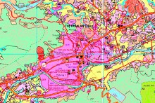 Bản đồ quy hoạch giao thông thị trấn An Châu, huyện Sơn Động, Bắc Giang đến năm 2030