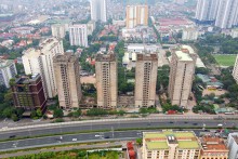 Cận cảnh nhóm cao ốc bỏ hoang bên cao tốc Pháp Vân - Cầu Giẽ sẽ chuyển thành nhà ở xã hội