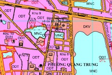 Bản đồ quy hoạch sử dụng đất phường Quang Trung, TP Hải Dương, tỉnh Hải Dương đến năm 2030
