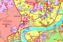Bản đồ quy hoạch giao thông xã Bắc Lũng, huyện Lục Nam, Bắc Giang
