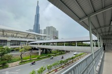 Ga trên cao lớn nhất Metro Số 1 trước ngày đón khách