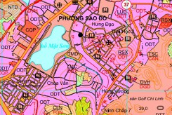 Bản đồ quy hoạch giao thông phường Sao Đỏ, TP Chí Linh, tỉnh Hải Dương đến năm 2030