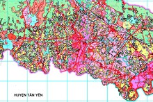 Bản đồ quy hoạch sử dụng đất huyện Yên Thế, Bắc Giang đến năm 2030