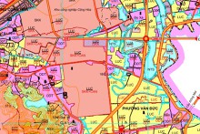 Bản đồ quy hoạch sử dụng đất phường Văn Đức, TP Chí Linh, tỉnh Hải Dương đến năm 2030