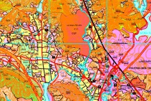 Bản đồ quy hoạch giao thông xã Bắc An, TP Chí Linh, tỉnh Hải Dương đến năm 2030