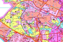 Bản đồ quy hoạch sử dụng đất xã Trung Sơn, thị xã Việt Yên, Bắc Giang