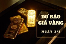Dự báo giá vàng 2/2: Có thể tăng lại vào đầu phiên?