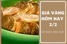 Giá vàng hôm nay 2/2: Vàng SJC tăng 200.000 đồng/lượng