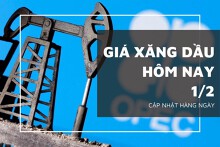 Giá xăng dầu hôm nay 1/2: Biến động không đồng nhất