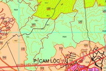 Bản đồ quy hoạch sử dụng đất phường Cam Lộc, TP Cam Ranh, tỉnh Khánh Hòa đến năm 2030