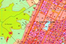 Bản đồ quy hoạch sử dụng đất phường Cam Phúc Nam, TP Cam Ranh, tỉnh Khánh Hòa đến năm 2030