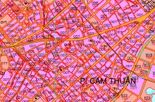 Bản đồ quy hoạch sử dụng đất phường Cam Thuận, TP Cam Ranh, tỉnh Khánh Hòa đến năm 2030