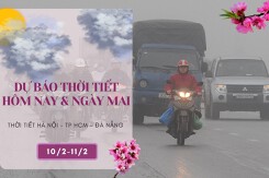 Dự báo thời tiết hôm nay và ngày mai 11/2: Hà Nội tăng nhiệt, Đà Nẵng mưa lạnh, TP HCM nhiều nắng
