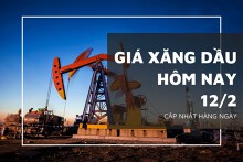 Giá xăng dầu hôm nay 12/2: Giảm nhẹ vào sáng đầu tuần