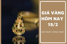 Giá vàng hôm nay 15/2: Vàng SJC duy trì ổn định, bán ra quanh mốc 78,9 triệu đồng/lượng