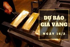 Dự báo giá vàng 16/2: Tiếp tục xuống dốc vào đầu phiên?