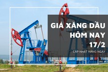 Giá xăng dầu hôm nay 17/2: Trái chiều
