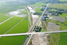 Tuyến Nam Định - Lạc Quần - đường ven biển đã xong 30%