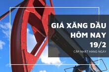Giá xăng dầu hôm nay 19/2: Tăng giảm không đồng nhất