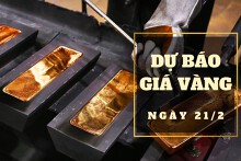 Dự báo giá vàng 21/2: Có thể tăng nhẹ vào đầu phiên?