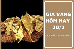 Giá vàng hôm nay 20/2: Vàng SJC giao dịch quanh mốc 78 triệu đồng/lượng