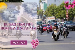 Dự báo thời tiết hôm nay và ngày mai 22/2: Hà Nội mưa phùn, Đà Nẵng sương mù vài nơi, TP HCM nắng nóng, oi bức