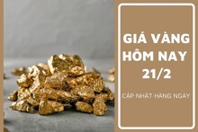 Giá vàng hôm nay 21/2: Vàng SJC tăng cao nhất 500.000 đồng/lượng ở chiều mua vào