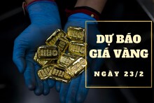 Dự báo giá vàng 23/2: Tiếp diễn xu hướng tăng vào đầu phiên?