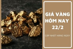 Giá vàng hôm nay 22/2: Vàng SJC tăng giảm trái chiều, bán ra ở mốc 78 triệu đồng/lượng