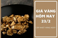 Giá vàng hôm nay 23/2: Vàng SJC tăng 200.000 đồng/lượng, bán ra quanh mốc 78,7 triệu đồng/lượng
