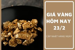 Giá vàng hôm nay 23/2: Vàng SJC tăng 200.000 đồng/lượng, bán ra quanh mốc 78,7 triệu đồng/lượng