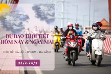 Dự báo thời tiết hôm nay và ngày mai 24/2: Hà Nội mưa lạnh, Đà Nẵng ngày nắng, TP HCM nắng nóng
