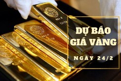 Dự báo giá vàng 24/2: Sẽ giảm vào phiên cuối tuần?