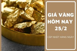 Giá vàng hôm nay 25/2: Vàng SJC giao dịch quanh mốc 78 triệu đồng/lượng trong tuần qua