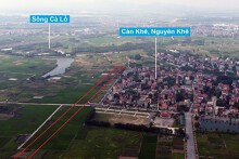 Đông Anh sẽ xây đường rộng 17m nối Cán Khê - Tiên Hùng vào đầu năm tới