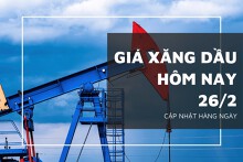 Giá xăng dầu hôm nay 26/2: Thị trường giảm nhẹ