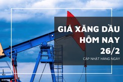 Giá xăng dầu hôm nay 26/2: Thị trường giảm nhẹ