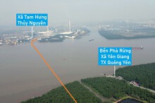 Hải Phòng quy hoạch xây cầu thay thế phà Rừng nối sang Quảng Ninh