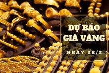 Dự báo giá vàng 28/2: Tiếp tục tăng vào đầu phiên?