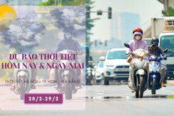 Dự báo thời tiết hôm nay và ngày mai 29/2: Hà Nội rét đậm, Đà Nẵng mưa rải rác, TP HCM nắng nóng 37 độ