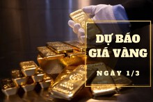 Dự báo giá vàng 1/3: Có thể tăng vào phiên đầu tiên của tháng mới?