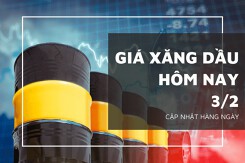 Giá xăng dầu hôm nay 3/2: Đồng loạt lao dốc vào sáng cuối tuần
