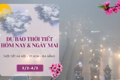 Dự báo thời tiết hôm nay và ngày mai 4/2: Hà Nội mưa phùn và sương mù, Đà Nẵng không mưa, TP HCM vẫn nắng nóng