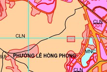 Bản đồ quy hoạch sử dụng đất phường Lê Hồng Phong, TP Quy Nhơn, tỉnh Bình Định thời kỳ 2021 - 2030