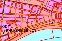 Bản đồ quy hoạch giao thông phường Lê Lợi, TP Quy Nhơn, tỉnh Bình Định thời kỳ 2021 - 2030
