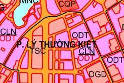 Bản đồ quy hoạch sử dụng đất phường Lý Thường Kiệt, TP Quy Nhơn, tỉnh Bình Định thời kỳ 2021 - 2030