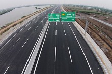 Thông xe nút giao 392 với cao tốc Hà Nội – Hải Phòng