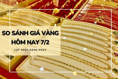So sánh giá vàng hôm nay 6/2: Vàng SJC đảo chiều, tăng đến 700.000 đồng/lượng